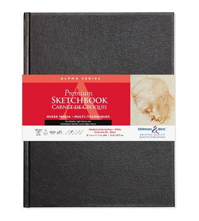 Hardcover Alpha Premium Sketchbook Series