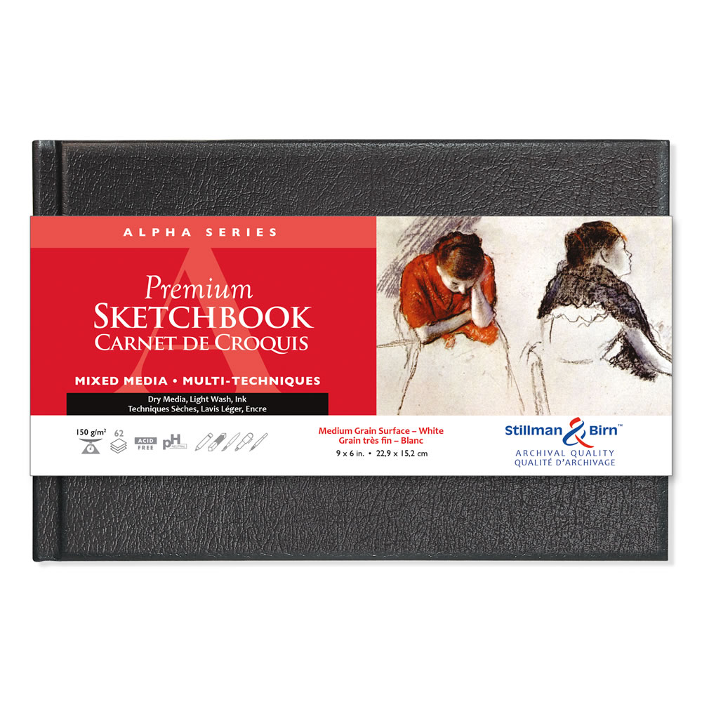 Stillman & Birn Alpha Series Hardbound 5.5 x 8.5 Sketchbook